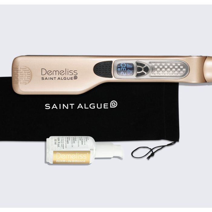 DEMELISS Titanium Elixir Ritual комплект преса + Elixir de Brillance олио за коса 50 ml