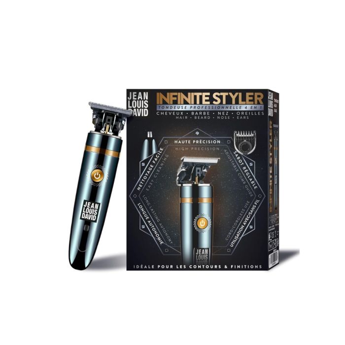 JLD Infinite Styler – Мултифункционален тример 4 в 1 за коса, брада, нос и уши