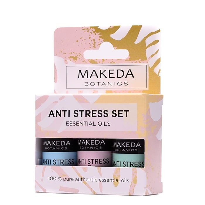 Комплект масла за ароматерапия ANTI STRESS SET MAKEDA Botanics
