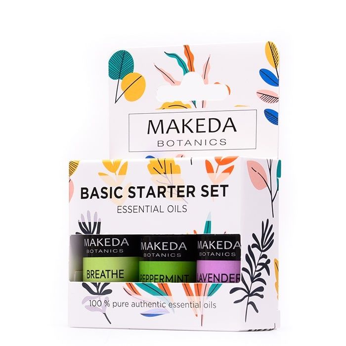 Комплект масла за ароматерапия BASIC STARTER SET MAKEDA Botanics