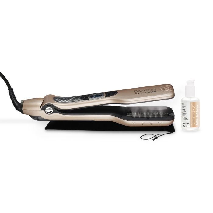 DEMELISS Titanium Elixir Ritual комплект преса + Elixir de Brillance олио за коса 50 ml