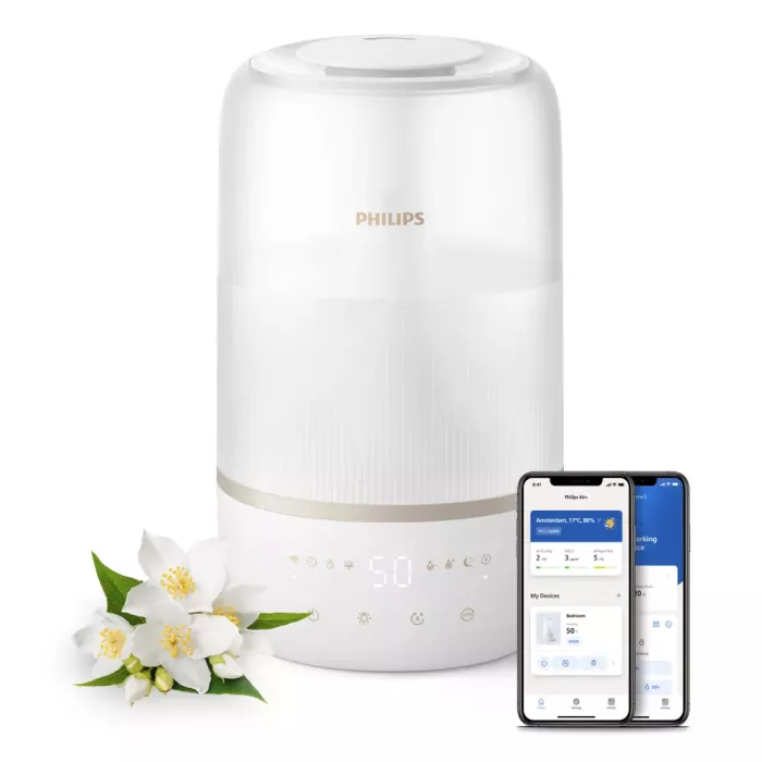 PHILIPS Humidifier Series 1000 Up to 41 m2 3 settings white - HU1510/04