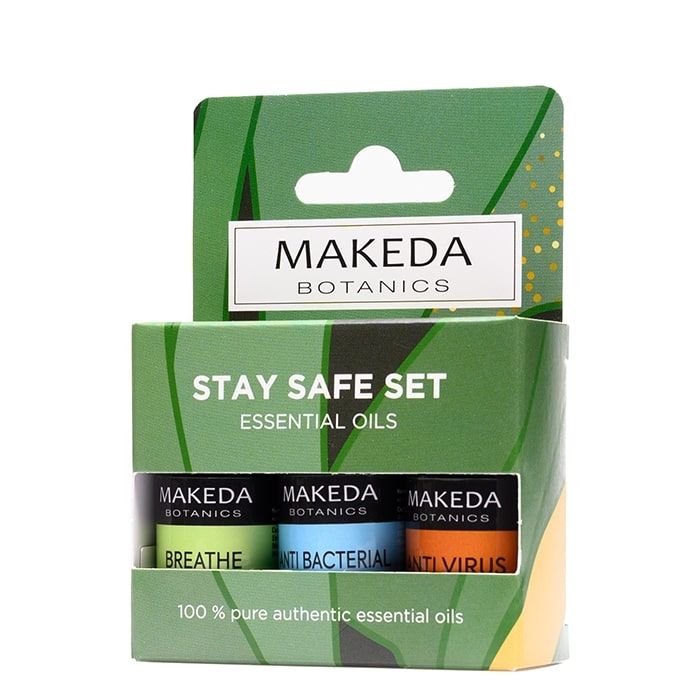 Комплект масла за ароматерапия STAY SAFE SET MAKEDA Botanics